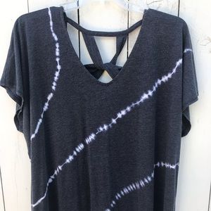LIVI Lane Bryant V Twisted Back Tee